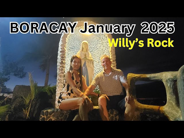 This is BORACAY January 2025 on White Beach Walk | Willy's Rock