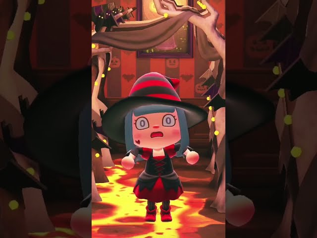 6 tenues Animal Crossing New Horizons ep 01 Halloween 🎃 #shorts