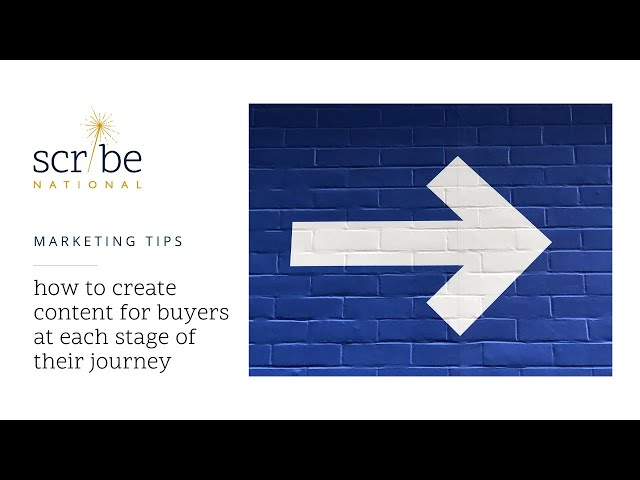 How to create content for buyers at each stage of their journey