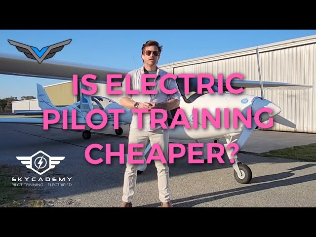 Is it cheaper to learn to fly in an electric plane?