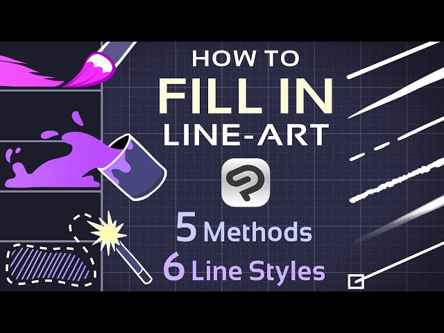 Fill in Lines in many different ways! – Clip Studio Paint