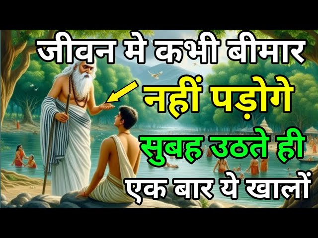 सुबह उठते ही एक चीज़ खालो | कभी बीमार नहीं पड़ोगे | Gautam Buddha Story On Healthy Body Secret