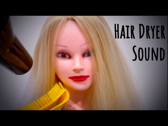 Hair dryer Sound | 1 Hour Blow Dryer White Noise Sound to Sleep | Black Screen