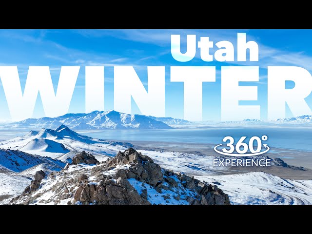 Exploring Utah 🏔️ During Winter ❄️ | 8K 360° | Virtual Reality Travel Experience 🥽