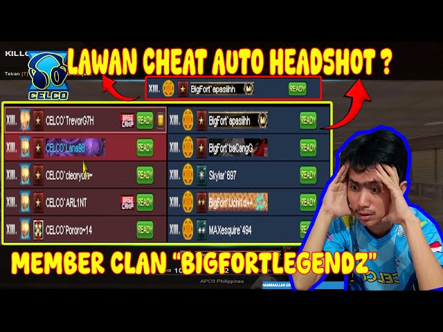 WAR CLAN LAWAN CLAN BIGFORTLEGENDz MEMBERNYA CIT AUTO HEADSHOT !! // Point Blank Zepetto