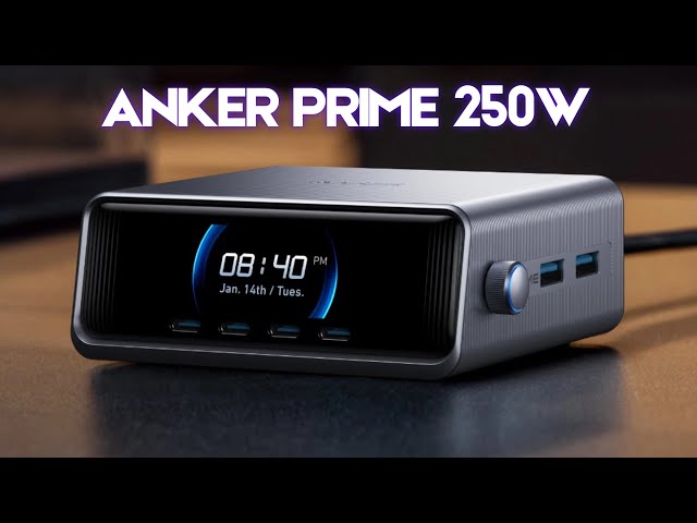 Anker Prime 250W/6Ports Review: Fast, Smart, and Compact!