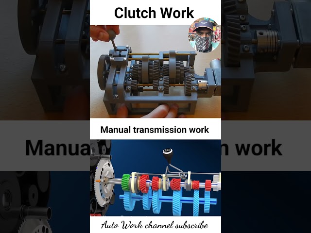 Manual transmission work / clutch working #automobile #engineering #gear #mechanic #clutchproblem