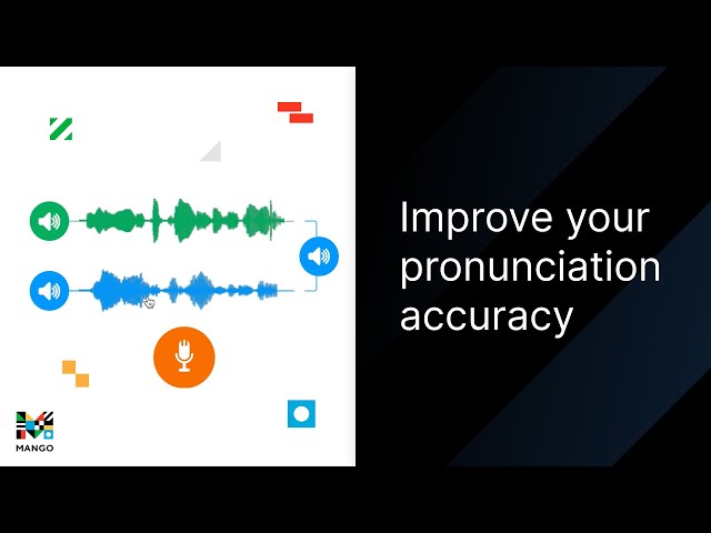 Elevate Your Students' Pronunciation Skills with Voice Comparison | Mango Classroom