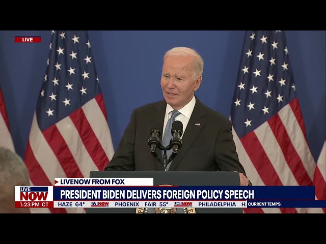 FULL EVENT: President Biden defends foreign policy legacy