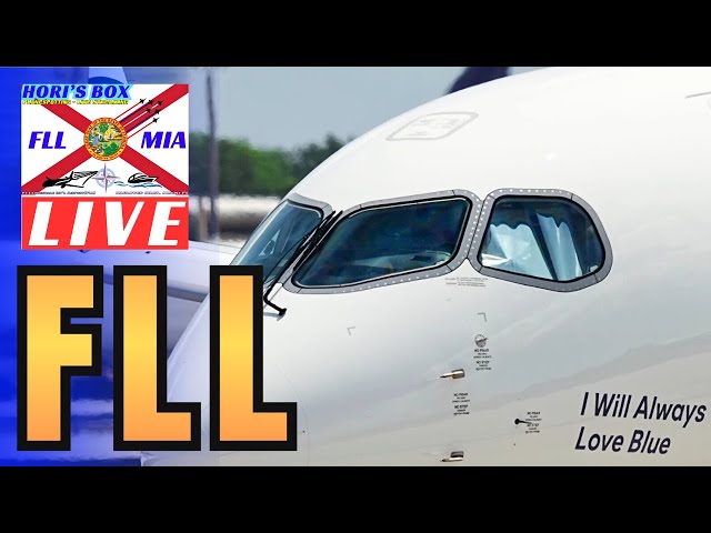 🔴 LIVE | FLL Plane Spotting  | Fort Lauderdale-Hollywood International Airport | 2/6/2025