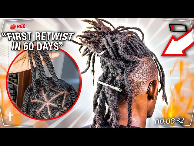 Polo C. Dreadlocks Transformation - 60 DAYS WITHOUT RETWIST