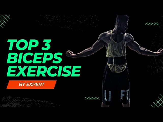 Grow your biceps by only 3 exercises