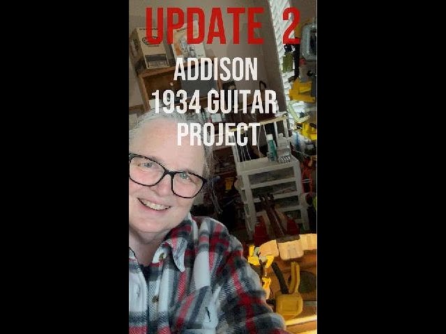 1934 Guitar Restoration UPDATE 2  #guitar  #luthier  #fingerpick #music #martinguitar