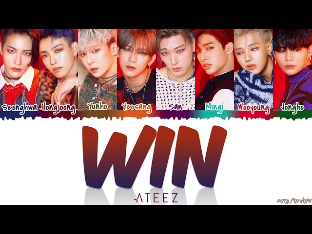 ATEEZ (에이티즈) - 'WIN' Lyrics [Color Coded_Han_Rom_Eng]