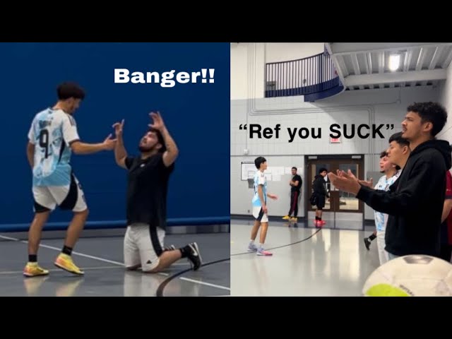 FUTSAL SOCCER: COACH Gets Mad And CRASHES Out Because Of Fouls