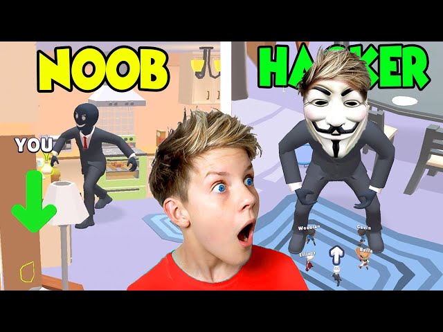 NOOB vs PRO vs HACKER in HIDE & SEEK!! Plus FREE ROBUX 🤑 Prezley