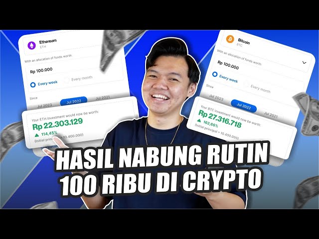 REVIEW HASIL NABUNG RUTIN 100 RIBU MINGGU DI CRYPTO BITCOIN