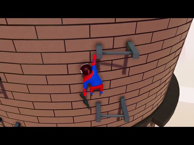 Spider - Man pulls another AMAZING clutch! #Shorts #Gangbeasts