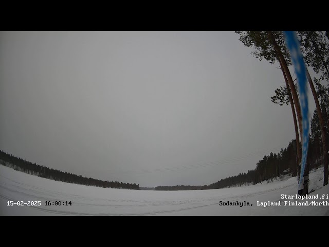 Northern Light Live Sodankylä, Finland. North View