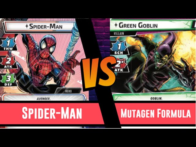 Marvel Champions | Spider-Man | Playthrough | Mutagen Formula | Solo | Protection | Green Goblin