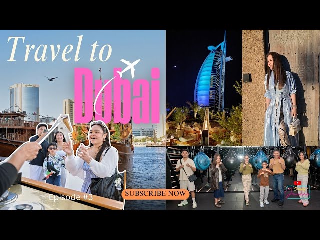 Travel Vlog Ep 3: 🇦🇪  Exploring Al Seef , Fine Dining at Nuska Beach & Exclusive Residence Tour