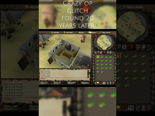 CRAZY RUNESCAPE BUG FOUND AFTER 20 YEARS!!