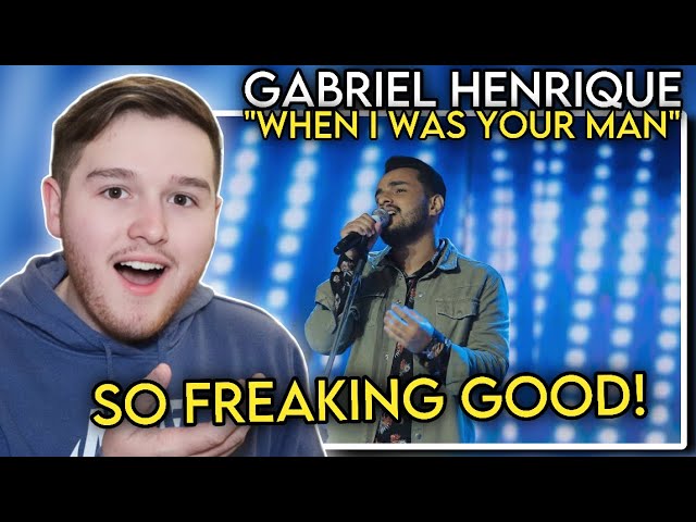 THIS RENDITION! | First Time Hearing Gabriel Henrique “When I Was Your Man” (Shadow Brasil) REACTION