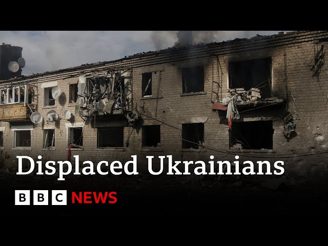 Families displaced by the war in Ukraine | BBC News