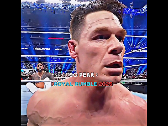 So Peak Royal Rumble 2025 In WWE History 😮‍💨 #wwe #royalrumble #peak #jeyuso #johncena #wae #shorts