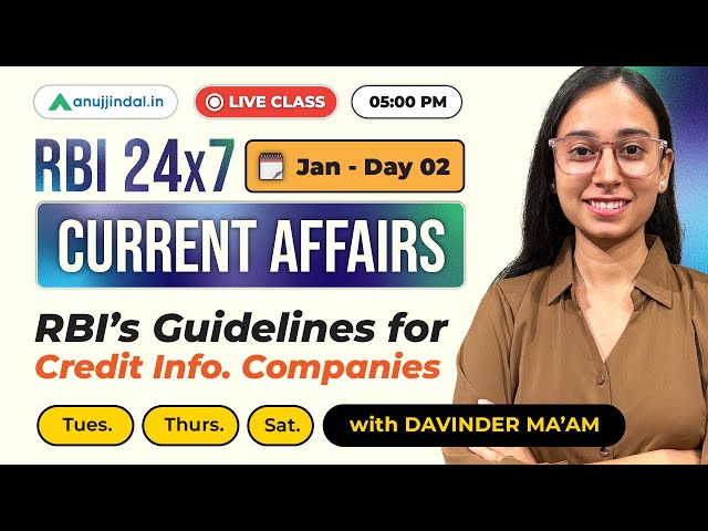 Finance Current Affairs | GA for RBI Exam 2025 | RBI 247 Anuj Jindal | RBI Grade B Preparation 2025