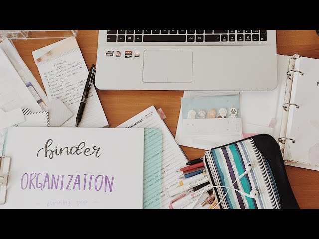 Binder Organization for school 2019 --planning geek--