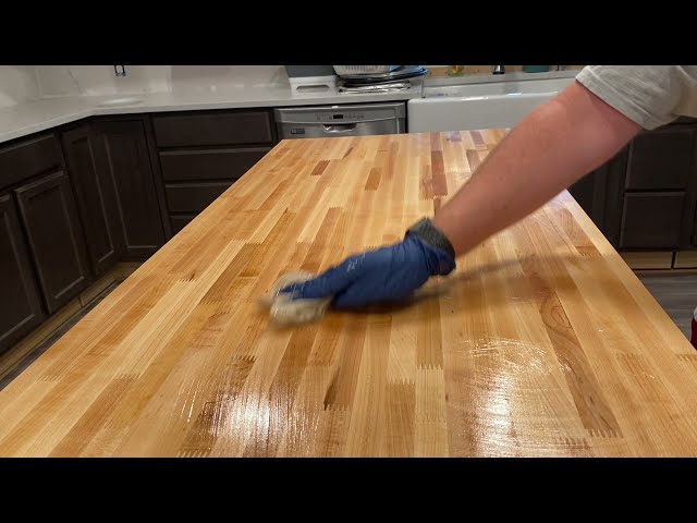 How To Season a Butcher Block Countertop at Home | Cutting Board Oil #ButcherBlock #DIY #HowTo