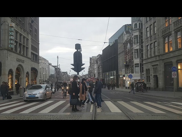 Amsterdam from the tram.  Fall 2017, Line 14: Mr Visserplein to Elandsgracht