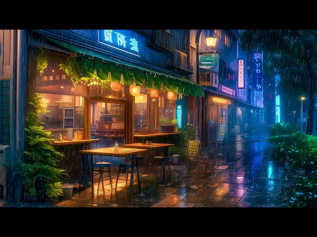 The Melody Of Rainy Night ☔ Pluviophile Lofi ☔ Rainy Lofi Songs To Take A Breath And Calm Down