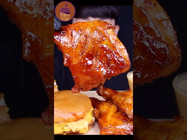 Mukbang Satisfying Big Bites “Spicy bbq chicken” ©️KyoKwang TV