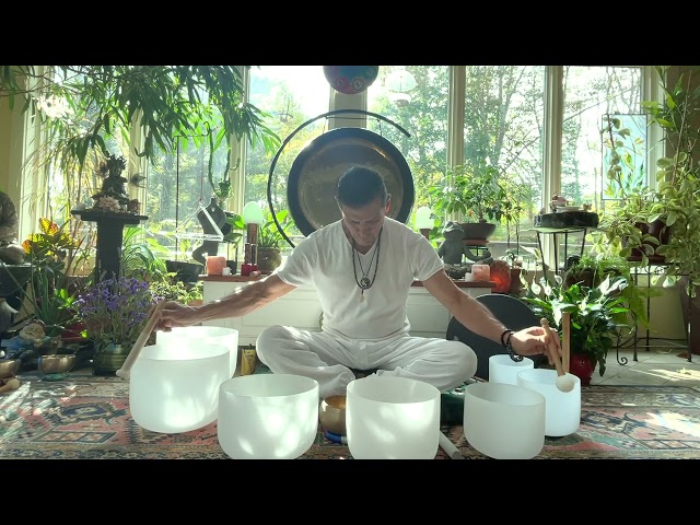 Sound Healing in the Plant Room