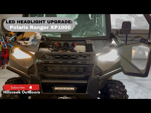 LED Headlight Upgrade for Polaris Ranger: How To, Install & Review