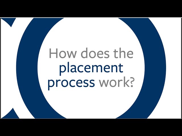 How Does the Placement Process Work?