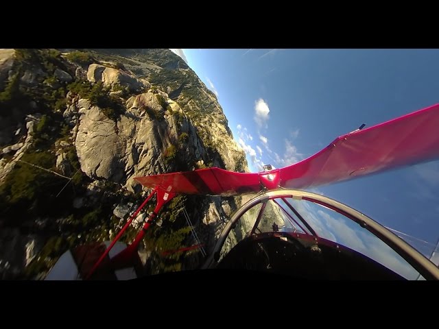 Aerobatics 360Fly Cockpit View - BC Coastal Mountains