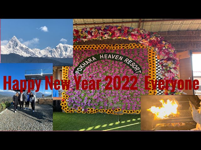 New Year Eve Celebration at Pokhara Heaven Resort🥂🎉 || Happy New Year Everyone❤️