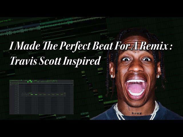 Make Hard, Clean Drum Patterns for Travis Scott Type Beats | FL Studio Tutorial