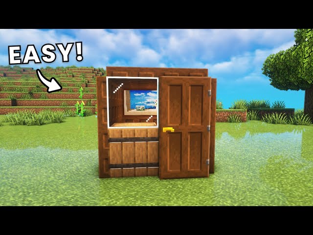 Minecraft: How to Build a Smallest House (Easy)