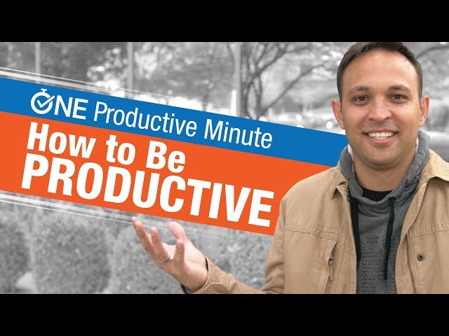 You're Just One Habit Away From Being Productive