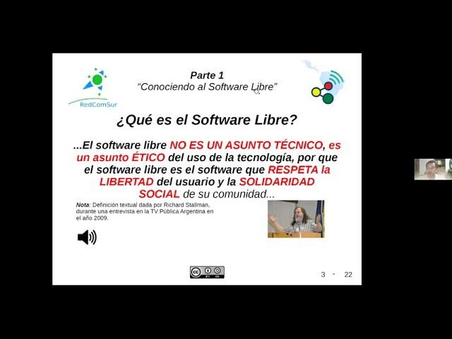 Ética y principios del software libre - Charla con Javier Obregón