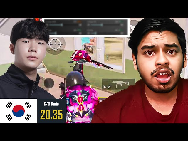 WORLD's RANK 1 5 Finger Claw + GYRO South Korea PLAYER Junior BEST Moments in PUBG Mobile