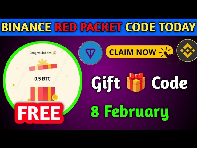 8 February 2025 Binance red packet code | binance gift card redeem code free today | today binance