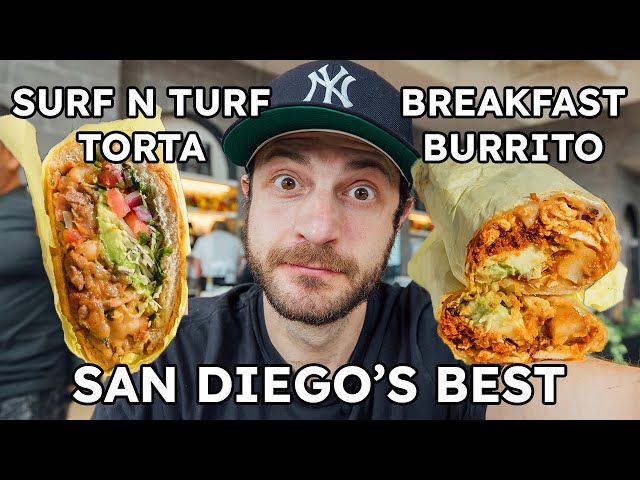 MUST EAT Mexican Breakfast Burrito + Torta  | Jeremy Jacobowitz