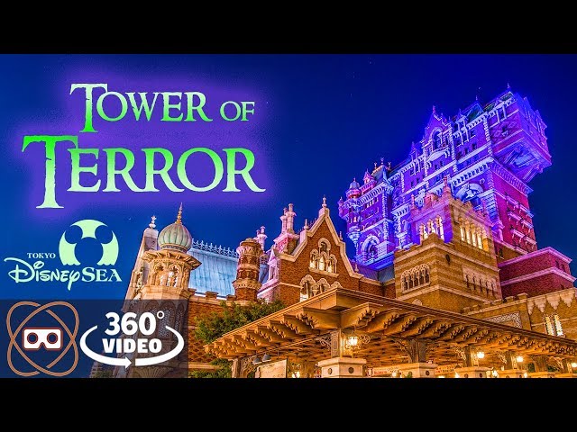 [5K 360] Tower of Terror Tokyo Disney Sea - Full 360 POV - English Subtitles