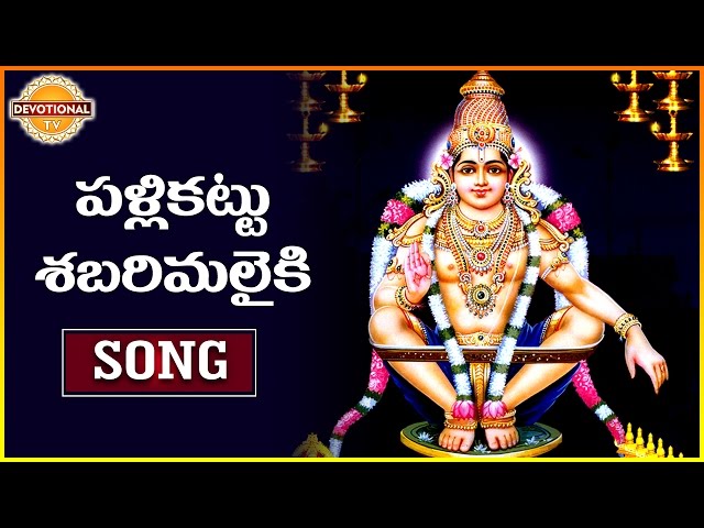 Ayyappa Swamy Special Songs | Pallikattu Sabarimalaiki | Telugu Devotional Songs | Devotional  TV