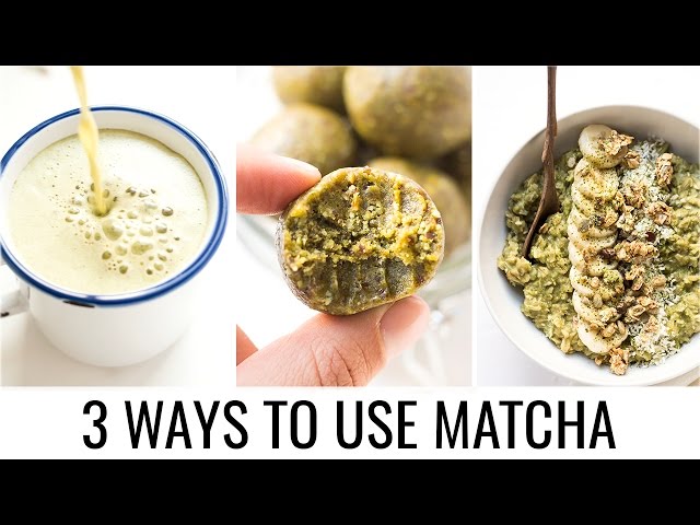 HOW TO USE MATCHA | 3 healthy recipes